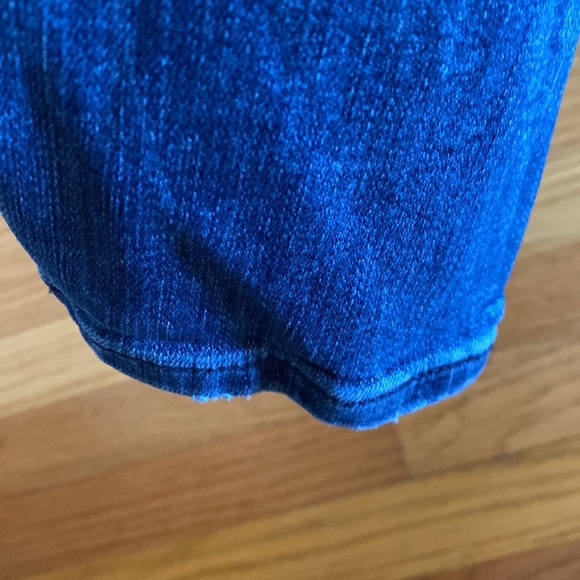 Zara Men’s 34X 25 button fly distressed jeans with bandanna accent - Picture 13 of 13